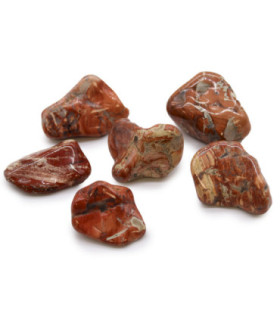 Sachet de 6 grandes pierres africaines - Jaspe clair - Brecciated