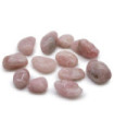 Bag of 12 Medium African Tumble Stones - Rose Quartz
