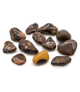 Sac de 12 pierres de taille moyennes africaines - Picture Nguni