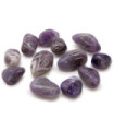 Bag of 12 Medium African Tumble Stones - Amethyst