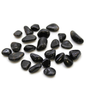 Sachet de 24 petites pierres africaines - Onyx noir