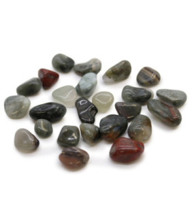 Sachet de 24 petites pierres africaines - Bloodstone - Sephtonite