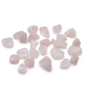 Sachet de 24 petites pierres africaines - Quartz Rose