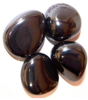 Pack of 24 L Tumble Stones - Hematite