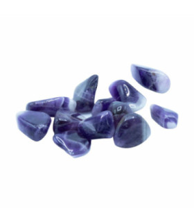 Pack of 24 Tumble Stone - Amethyst Banded M