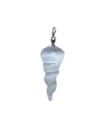 Pendentif spirale en sélénite