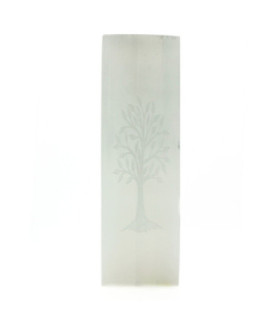 Selenite Block Lamp 25cm - Chakra