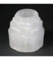 Selenite Mountain Top Candle Holder - 8 cm