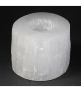 Elegant Selenite Candle Holders