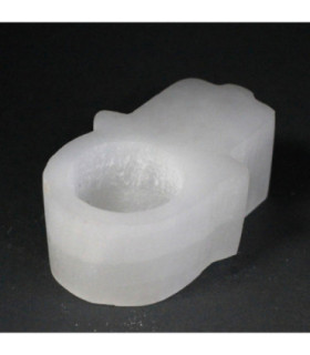 Elegant Selenite Candle Holders