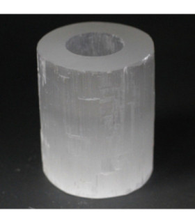 Elegant Selenite Candle Holders