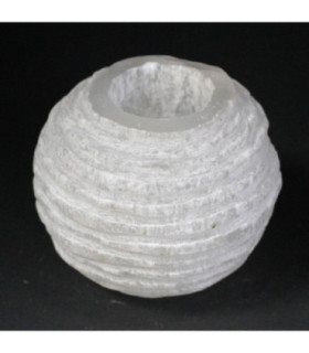 Elegant Selenite Candle Holders