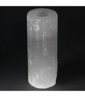 Elegant Selenite Candle Holders