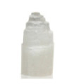 Natural Selenite Tower Lamp - 15 cm