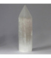 Selenite Pencil Point Tower - 20 cm
