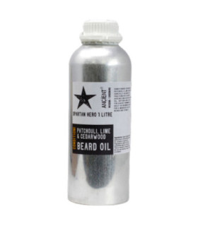1 litre d'huile à barbe - Spartan Hero - Conditionnement !