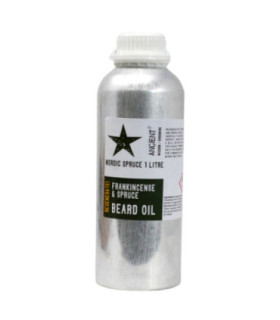 1 litre d'huile à barbe - Nordic Spruce - Régénérer !