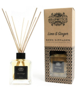 Lime & Ginger Essential Oil Reed Diffuser – Aromatic Adventure