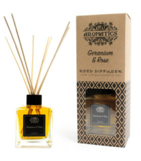 Geranium & Rose Essential Oil Reed Diffuser: An Aromatic Adventure