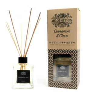 Cinnamon & Clove Essential Oil Reed Diffuser: Natural Aromatherapy at Home