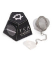 Raw Crystal Gemstone Tea Strainer - Rock Quartz