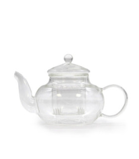 Théière à infusion en verre - Perle ronde - 400ml