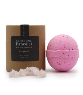 Bombe de bain Luxurious Rose Quartz Gemstone Bracelets - UK Made