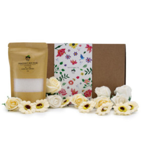 Coffret Spa exceptionnel - Rhume et grippe avec sels de bain et fleurs