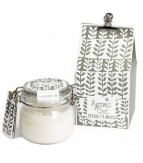 Eco-friendly Seasalt and Moss Kilner Jar Candles - 80 Hours Burn Time