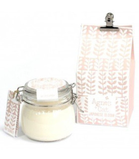 Eco-friendly Kilner Jar Candles - Japanese Bloom: 80 Hours Burning Time