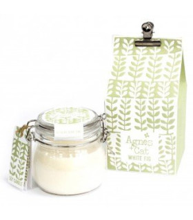 Bougies écologiques Kilner Jar - Figue blanche : 80 heures de combustion