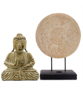 Figurine de Bouddha et Mandala - Sérénité et équilibre