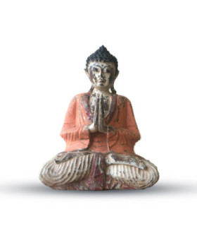 Statue de Bouddha vintage fabriquée à la main - Décor serein et élégant