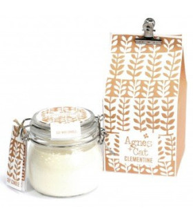Eco-friendly Kilner Jar Candles - Clementine | 80 Hours Burning Time