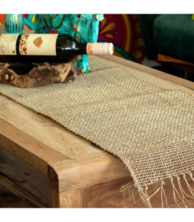 Chemin de table Seagrass Fringe Natural - 150cm