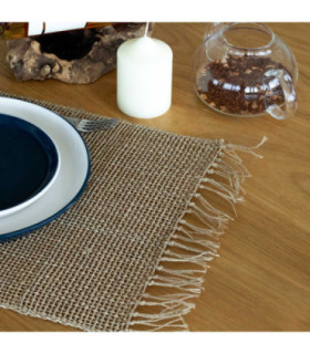 Seagrass Fringe Natural Placemat - Natural