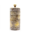 White & Gold - Tall Container