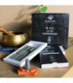 Lot de 15 briques d'encens naturel et brûleur - Bois noir