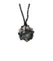 Pendentif Hexagone en pierres précieuses - Agate mousse