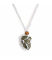 Crystal Gemstone Necklace Cord 45cm/18inch - White