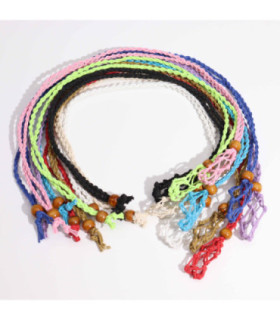 Crystal Gemstone Necklace Cord 45cm/18inch - Mix of 11 Colours