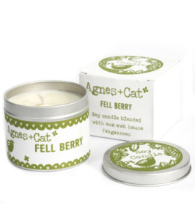 200 ml Soy Tin Candles - Fell Berry: Eco-friendly & Vegan