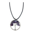 Tree of Life Pendant - Amethyst