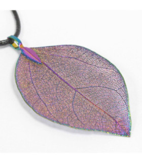 Bijoux uniques en vraies feuilles - fabriqués à la main avec de vraies feuilles