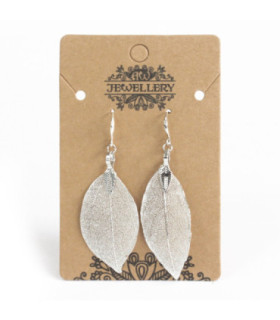 Bijoux uniques en vraies feuilles - fabriqués à la main avec de vraies feuilles