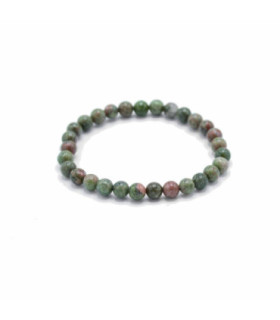 Gemstone Manifestation Bracelet - Green Jasper Growth