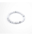 Gemstone Manifestation Bracelet - White Jasper - Peace