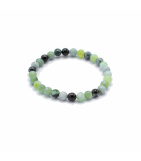 Gemstone Manifestation Bracelet - Olive Jade Healing