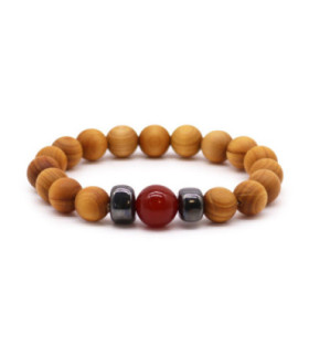 Cedarwood Root Chakra Bangle - Strength & Vitality