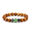 Cedarwood Sacral Chakra Bangle with Aventurin